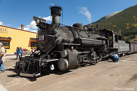 Durango and Silverton Narrow Gauge Railroad Silverton Station Engine 480